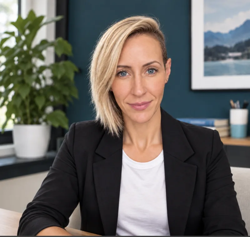 Professional headshot of Angela Hoffman, RRT, CRE