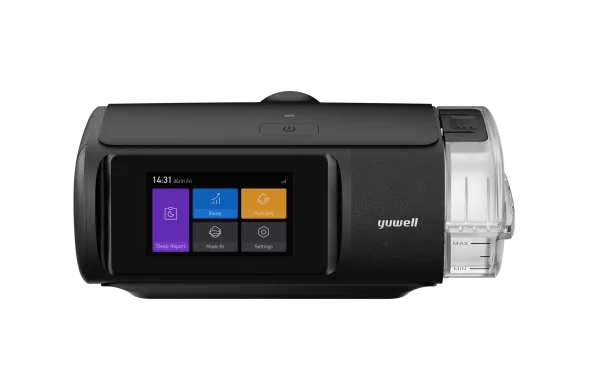 Yuwell BreathCare III (YH-680B) auto CPAP machine, front view