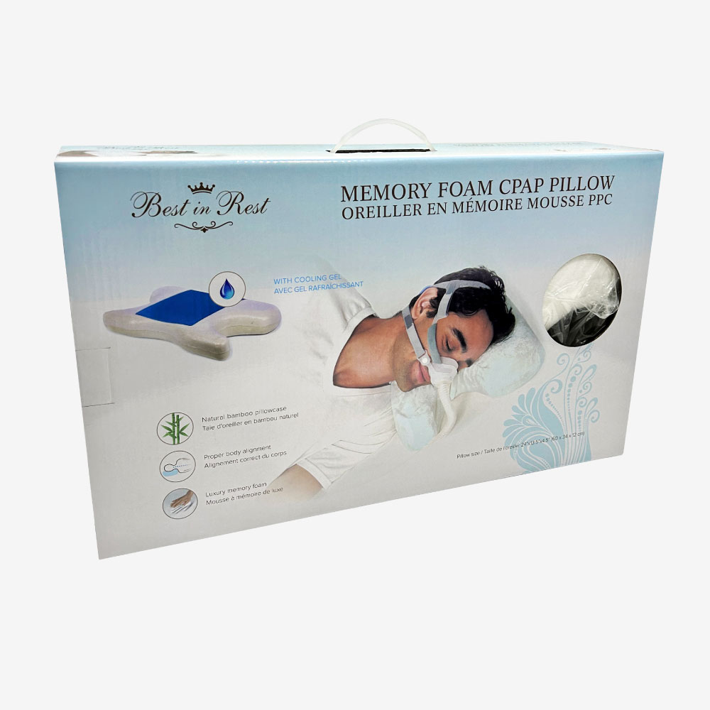 Best in Rest Memory Foam CPAP Pillow with Cooling Gel - Image 3