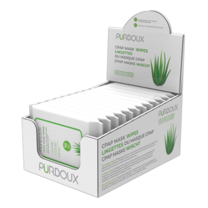 Pürdoux CPAP Mask Wipes - Aloe Vera Unscented Travel Box